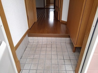 きれいな玄関です