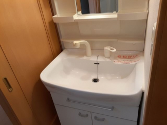 忙しい朝には欠かせない洗面所です