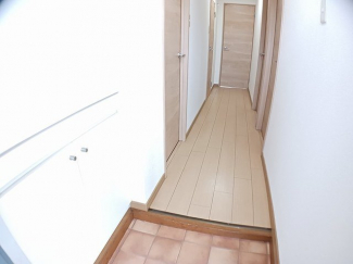 ゆったりとした玄関です