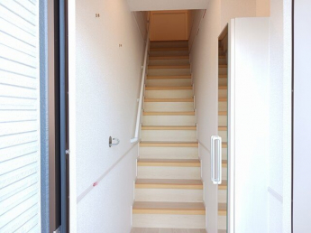 シンプルで使いやすい玄関です