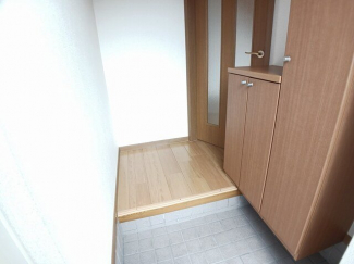 ゆったりとした玄関です