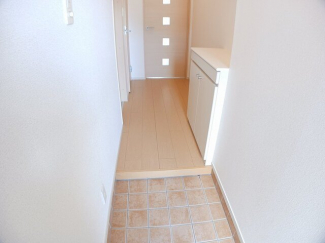 シンプルで使いやすい玄関です