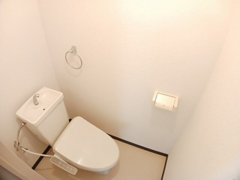 ゆったりとした空間のトイレです