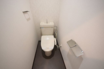 ゆったりとした空間のトイレです