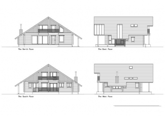 北欧ログハウスの画像