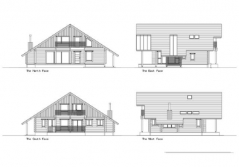 北欧ログハウスの画像