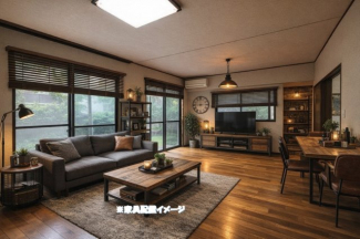 ※リビングに家具を配置したイメージ画像