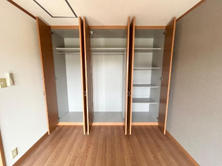 大容量のクローゼット