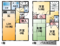 伏原町貸家の画像