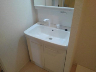 忙しい朝には欠かせない洗面所です