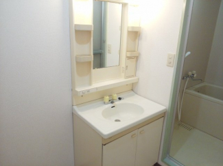 忙しい朝には欠かせない洗面所です