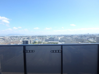 バルコニーからの景色です