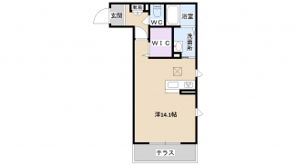 １階の角部屋です！