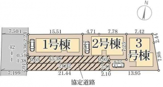 明石市魚住町錦が丘１丁目の新築一戸建ての画像