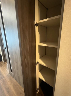 廊下収納※同タイプモデルルームにて撮影。