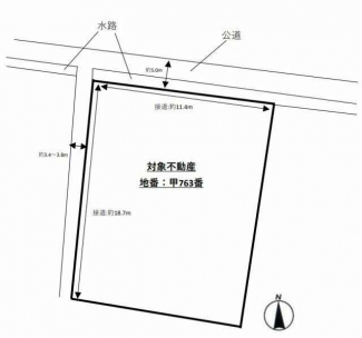 松山市北梅本町の売地の画像