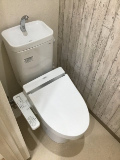 ゆったりとした空間のトイレです
