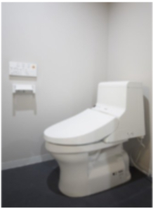 コンパクトで使いやすいトイレです