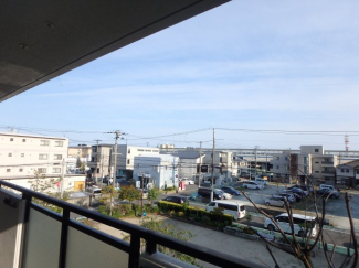 バルコニーからの景色です
