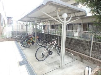 駐輪場です