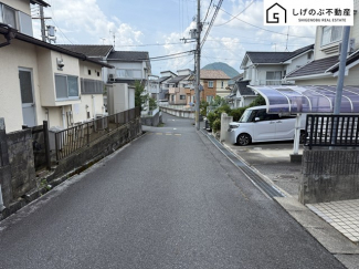 前面道路です。