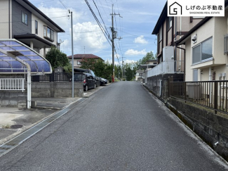 前面道路です。