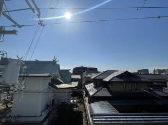 バルコニーからの景色です