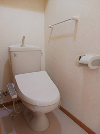 ゆったりとした空間のトイレです