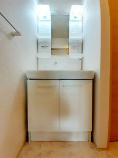 忙しい朝には欠かせない洗面所です