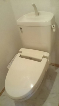 清潔感のあるトイレです