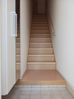 シンプルで使いやすい玄関です