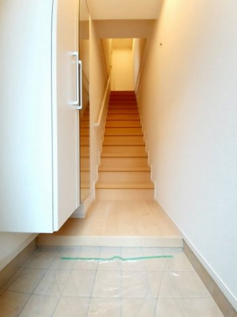 ゆったりとした玄関です