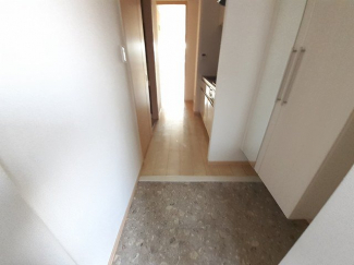 シンプルで使いやすい玄関です