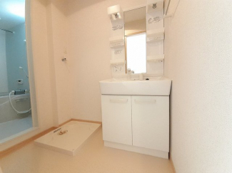 忙しい朝には欠かせない洗面所です
