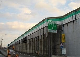 姫路バイパス市川インターまで1050m