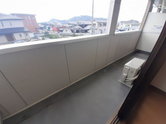 広々としたバルコニーです