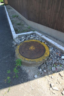 敷地南西部にある消火井戸