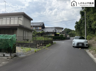 前面道路です。