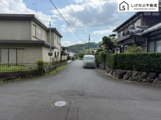 前面道路です。