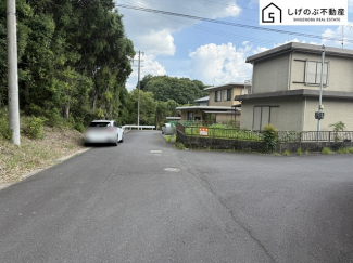 前面道路です。