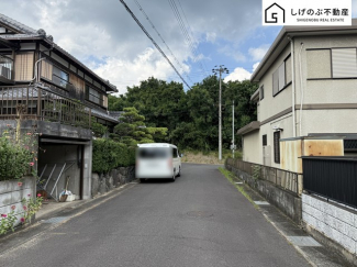 前面道路です。