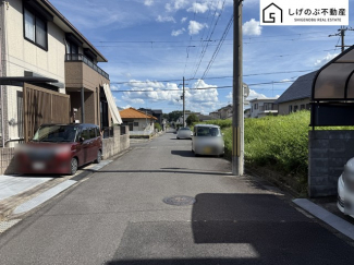 前面道路です。