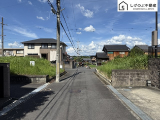 前面道路です。