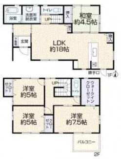 ＬＤＫ　ＬＤＫ１８　洋７．５　洋５　洋５　和４．５