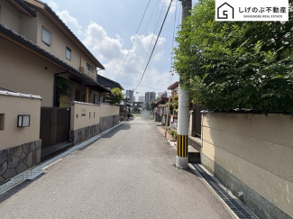 前面道路です。