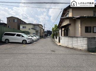 前面道路です。