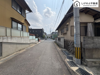 前面道路です。