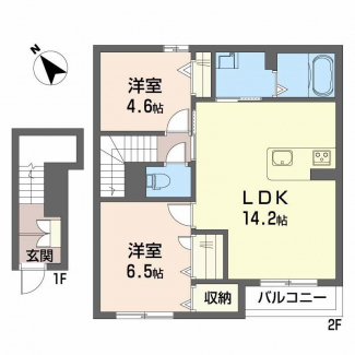 LDK14.2帖でゆったりとしています
