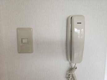インターホン付きです