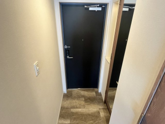 シンプルで使いやすい玄関です